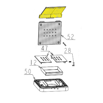 F612169B DEFLECTEUR POELE...