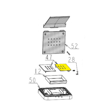 F612164B GRILLE DROITE...