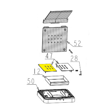 F612163B GRILLE GAUCHE...